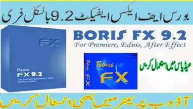 Boris Fx v9.2 For Edius, Premiere Pro and After Effect Free Download