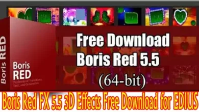 Boris Red FX 5.5 3D Effects Free Download for EDIUS 8