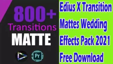 Edius X Transition Mattes Wedding Effects Pack 2021 Free Download