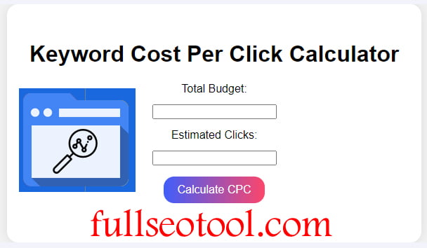 Keyword CPC Calculator tool - BackgroundRemoverss