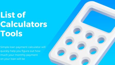 List of Calculators Tools