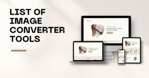 List of Image Converter Tools