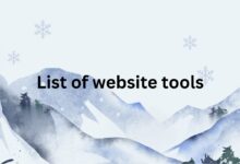 List of website tools
