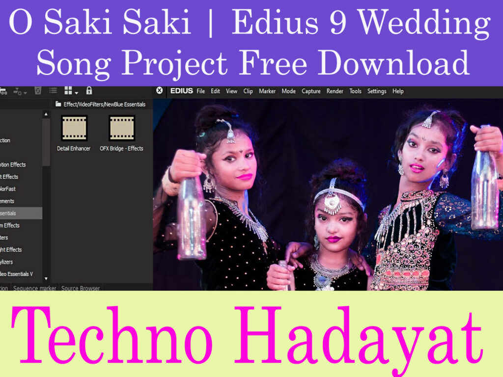 O Saki Saki Edius 9 Wedding Song Project Free Download