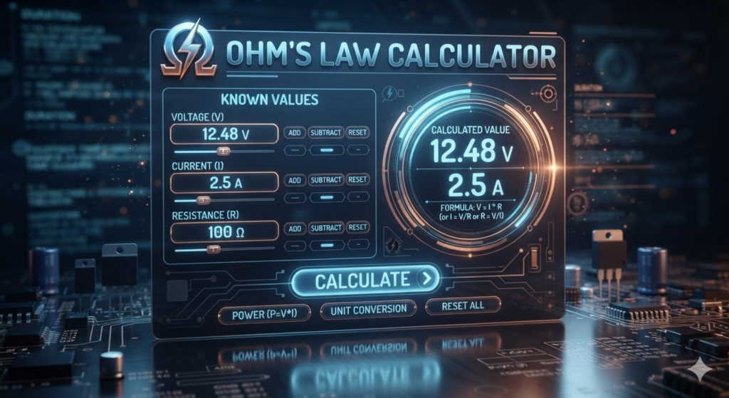 Ohm's Law Calculator 1 Ohm's Law Calculator