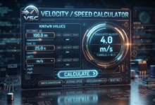 Velocity / Speed Calculator 6 Speed Calculator