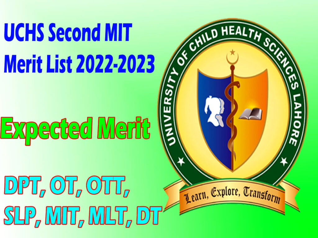 UCHS Second MIT Merit List 2022-2023||New Second Merit List